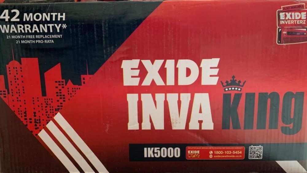 Exide Inva KING IK5000 150AH Inverter Battery