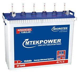 Microtek Mtek Power ET 648 Tall 150Ah Tubular Batt